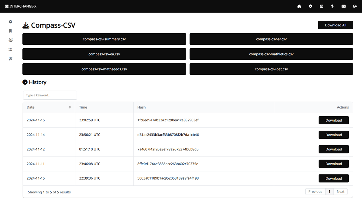 Compass-CSV-Download